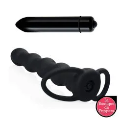 LBP - LRP Associes Accessoire Double Pénétration Vibrant ROCK BALLED 15 X 2.8 Cm