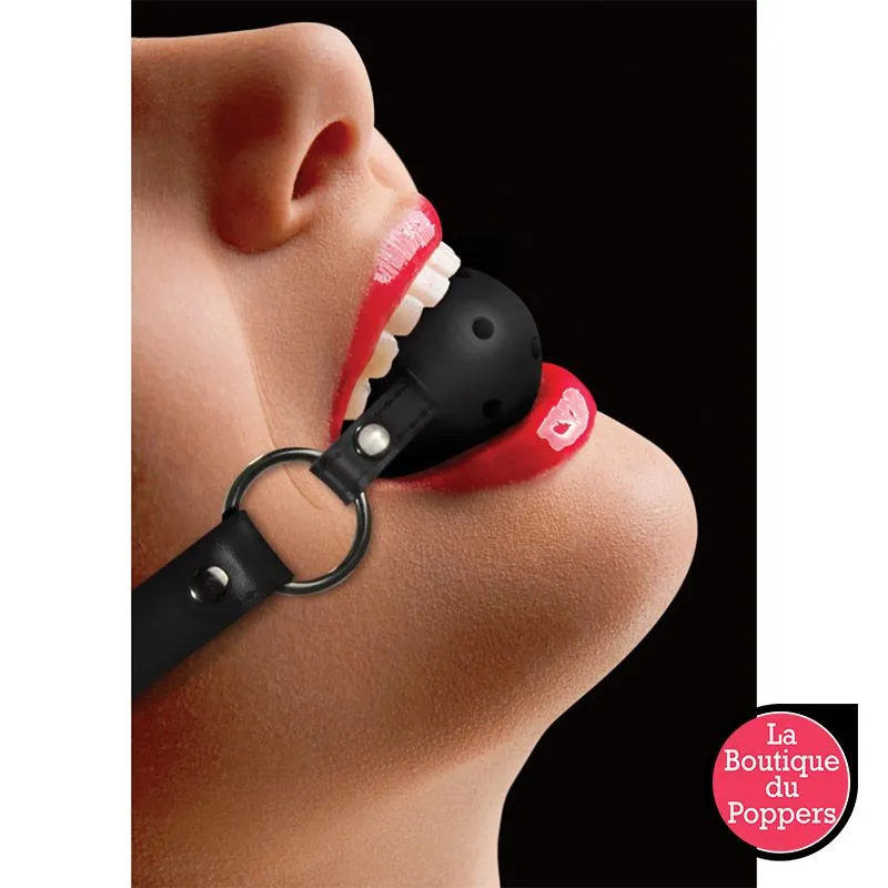 LBP - LRP Associes Bâillon Boule Gag Strap Noir – Image 3