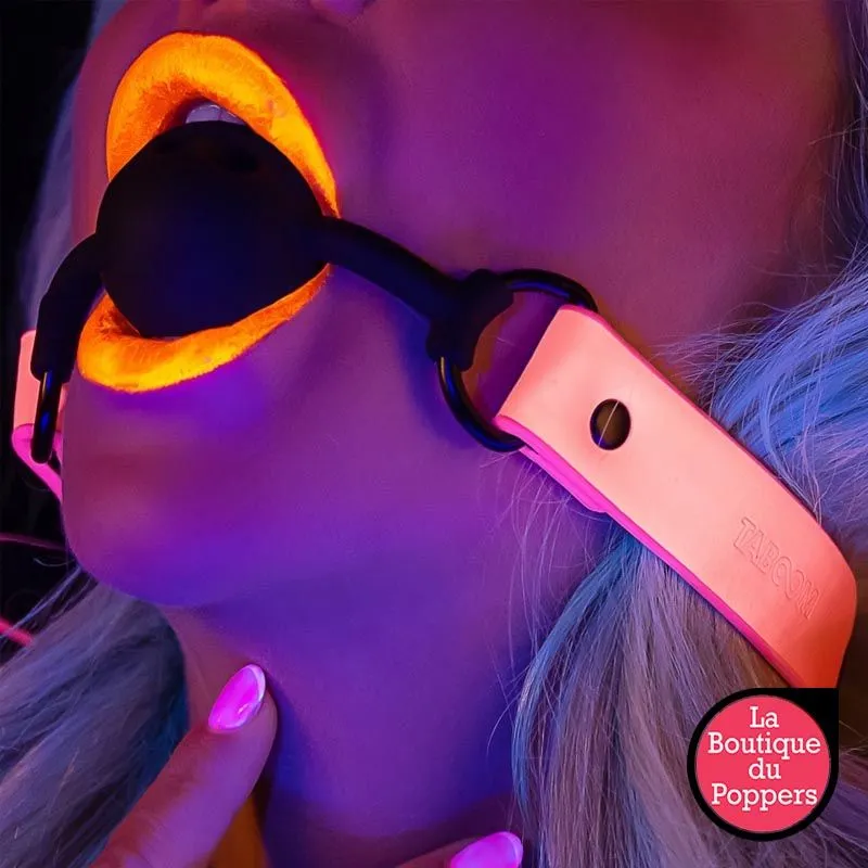 LBP - LRP Associes Bâillon Boule Phosphorescent Glow Pink Taboom 40mm – Image 2