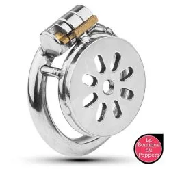 LBP - LRP Associes Cage De Chasteté En Métal Flat 2cm - Taille : M