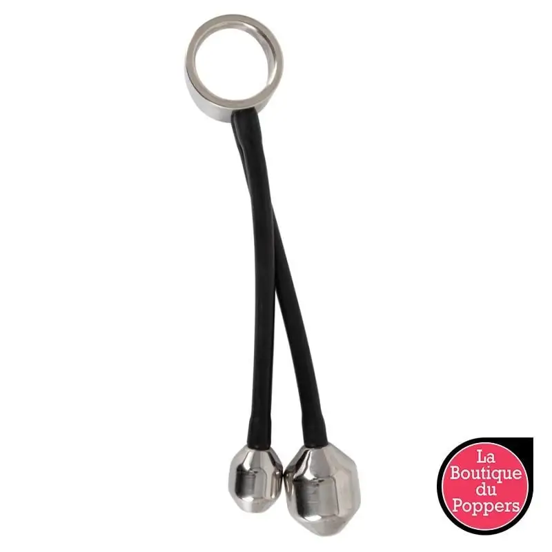 LBP - LRP Associes Cockring + Plugs Lestés En Métal Heavy Ring 840gr