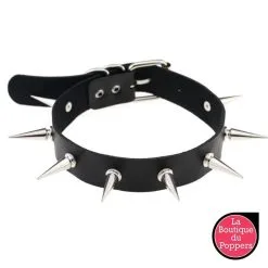 LBP - LRP Associes Collier à Points Piky Lish Noir