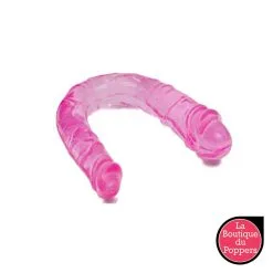LBP - LRP Associes Double Dildo Jelly 11 X 3 Cm Rose