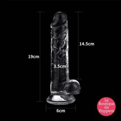 LBP - LRP Associes Gode Transparent Avec Bourses Flawless 16 X 3.5 Cm