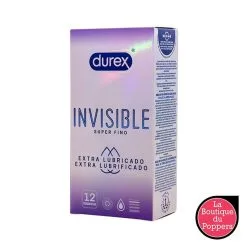 LBP - LRP Associes Préservatifs Fins Lubrifiés Invisible Durex X12