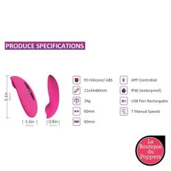 LBP - LRP Associes Sextoy Connecté Candy 7.9 X 3.6 Cm